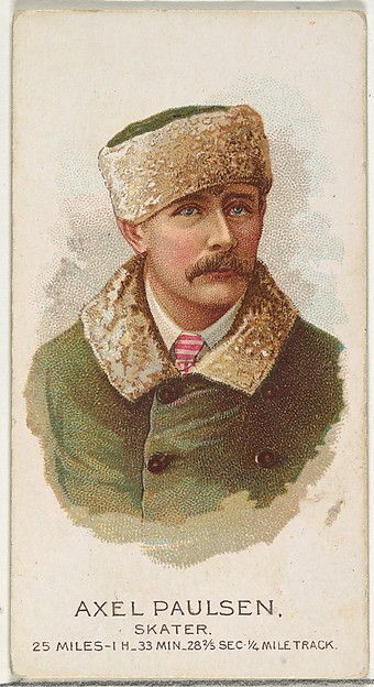 Allen & Ginter, Axel Paulsen, Skater, from World's Champions, Series 2 (N29) for Allen & Ginter Cigarettes