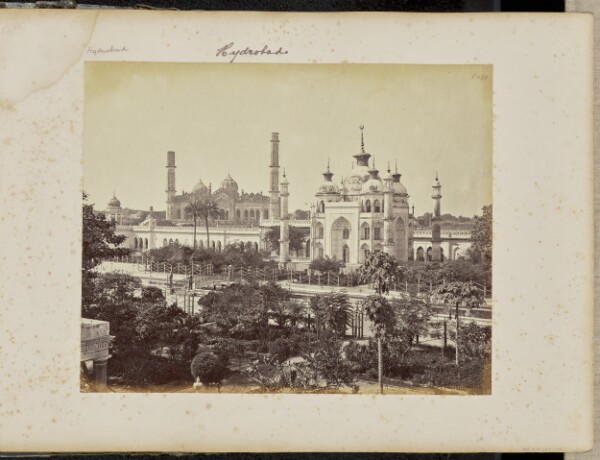 Samuel Bourne, Lucknow; View from the Terrace of the Hooseinabad Emambara