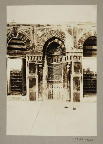 K.A.C. Creswell, Mihrab of the zawiya and sabil of Mamluk Sultan Faraj ibn Barquq, Cairo