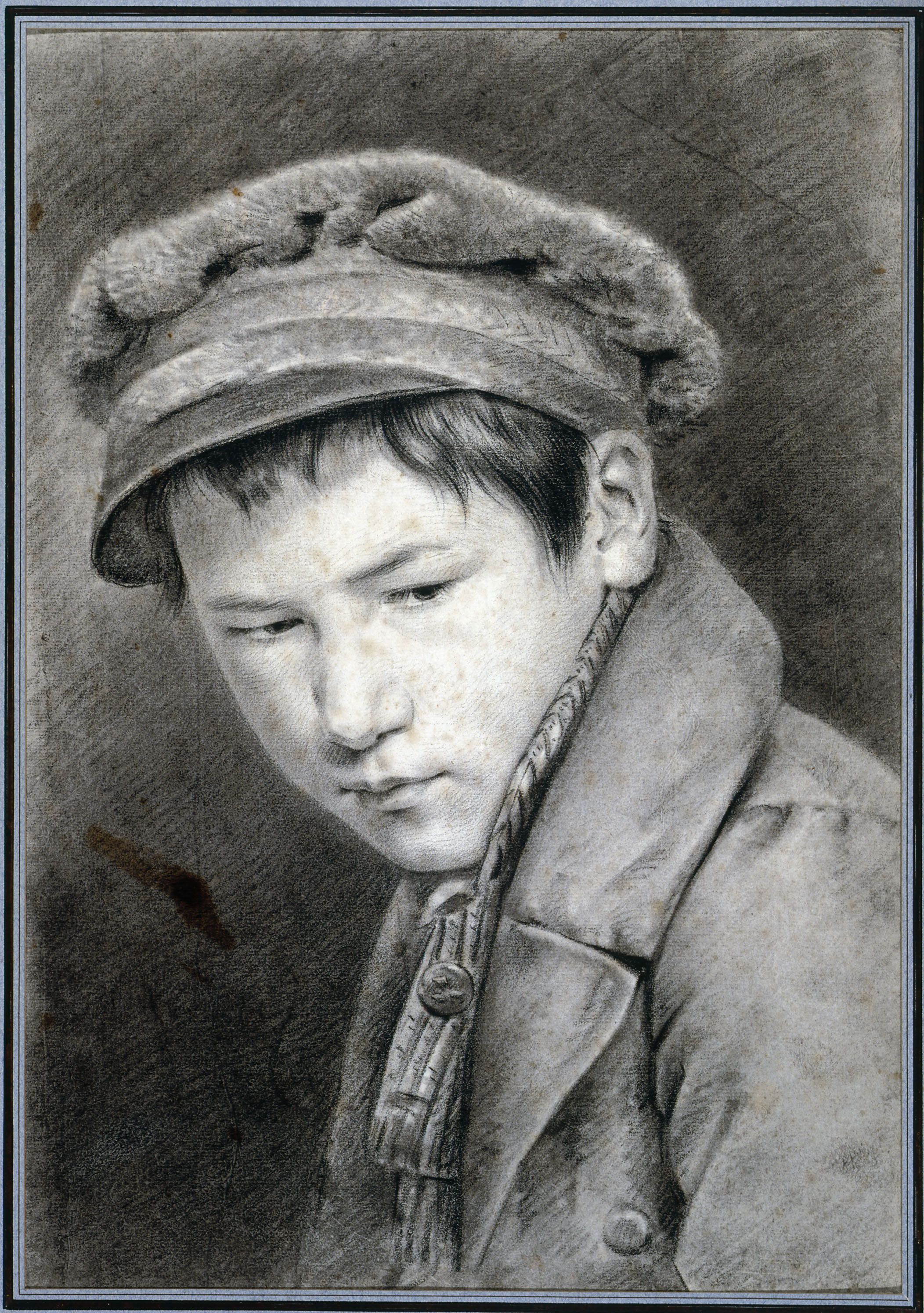 Ecole allemande, Portrait d'un jeune garçon à la casquette