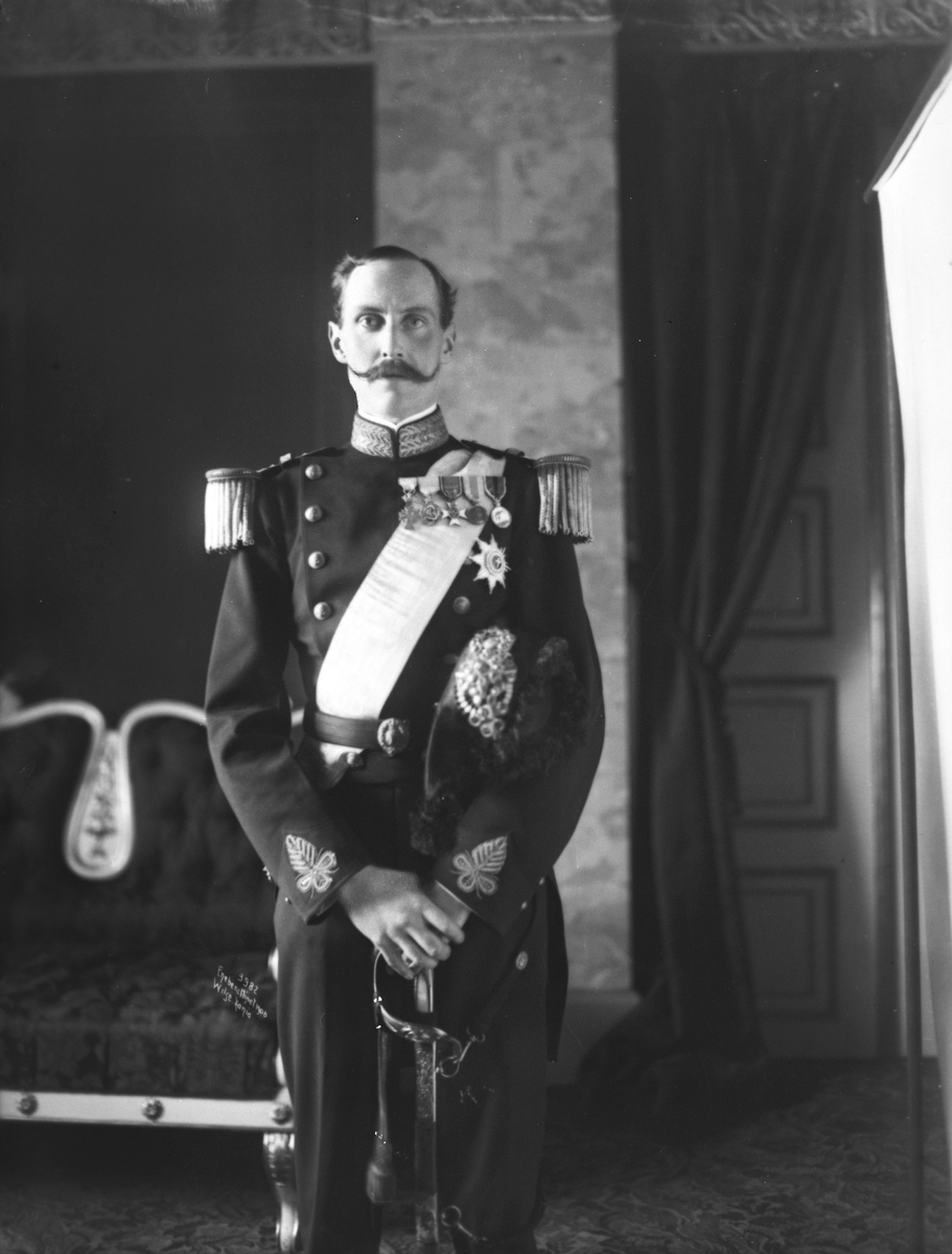 Anders Beer Wilse, Prot: Kongen i Dansk Admirals Uniform Enface 1906