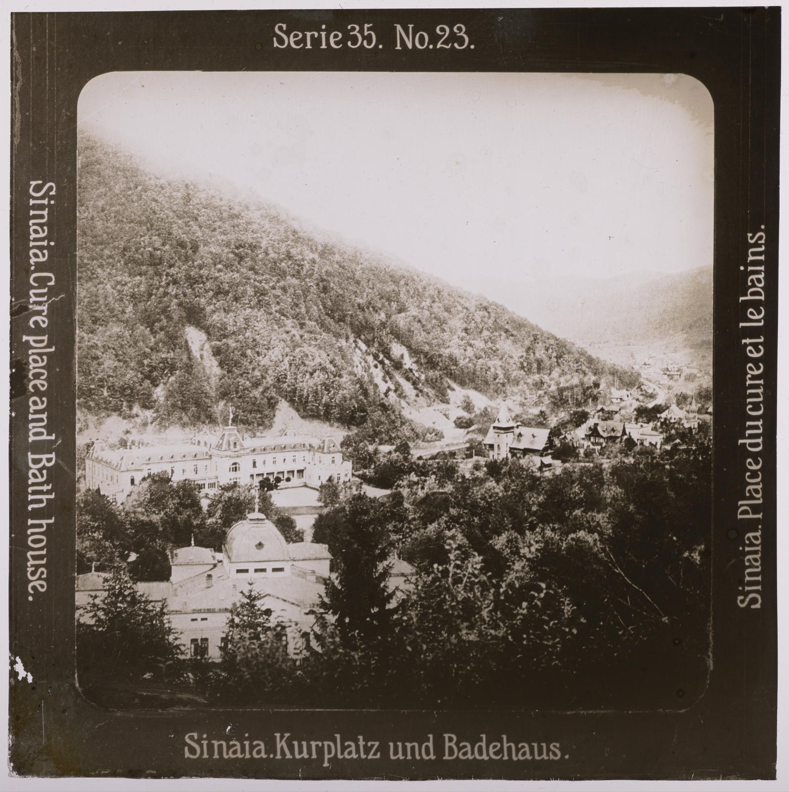 Desconegut, Sinaia. Kurplatz und Badehaus Projection für Alle