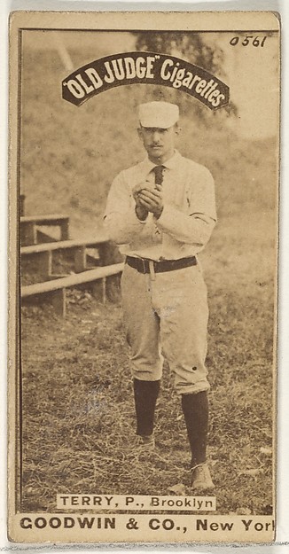 Goodwin & Company, Terry, Pitcher, Brooklyn, from the Old Judge series (N172) for Old Judge Cigarettes