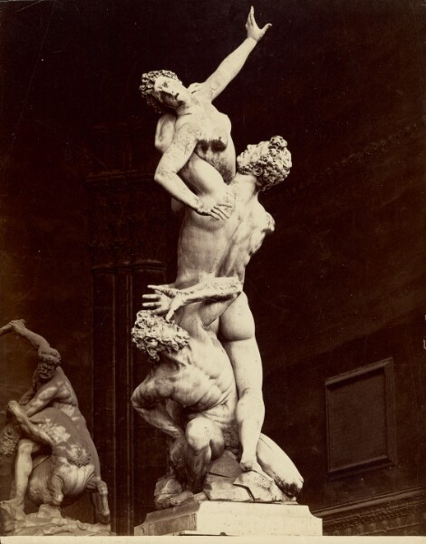 Giorgio Sommer, Ratto della Sabine di Giovanni Bologna, Firenze