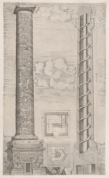 Anonymous, Column of Trajan, from "Speculum Romanae Magnificentiae"