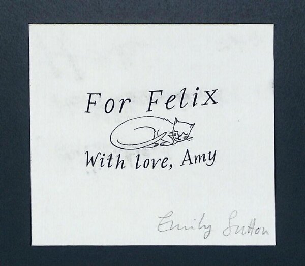 Emily Sutton, Label Card 'For Felix, with love, Amy'