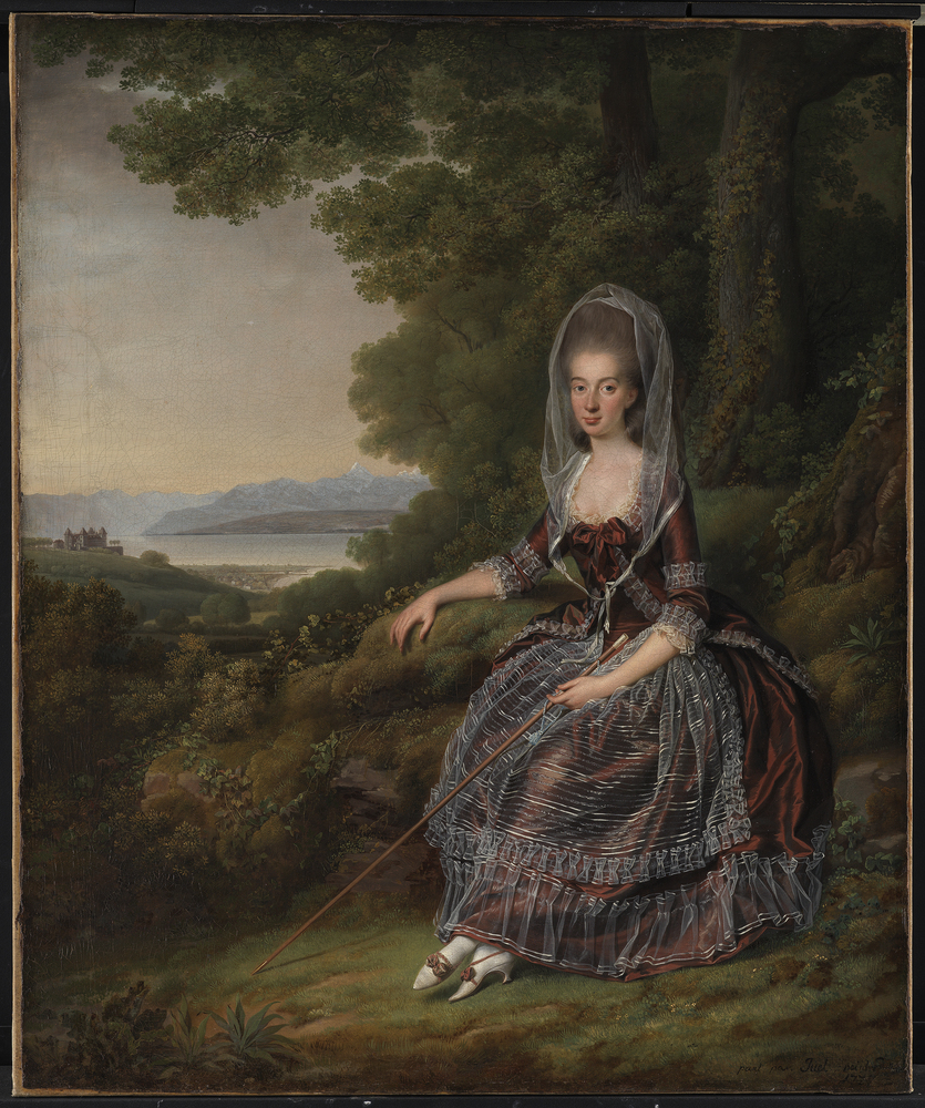 Jens Juel, Baronesse Matilda Guiguer de Prangins i sin park ved Lac Léman