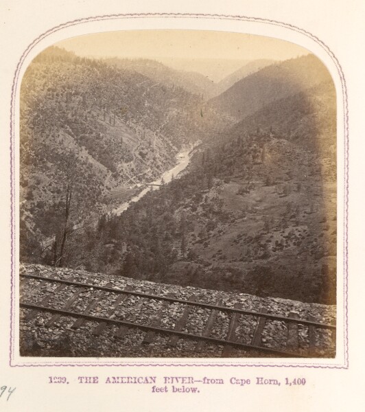 Thomas Houseworth, The American River - from Cape Horn