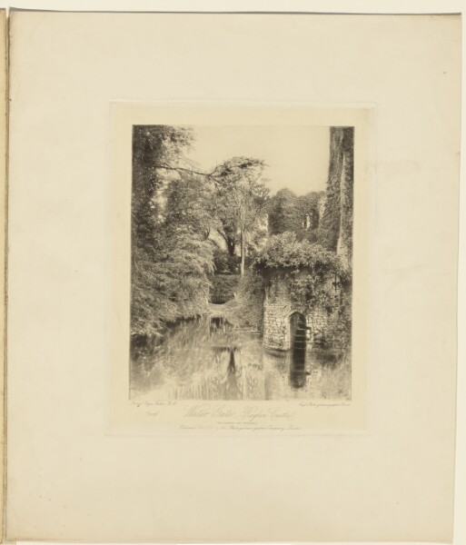 Roger Fenton, Water Gate Raglan Castle.