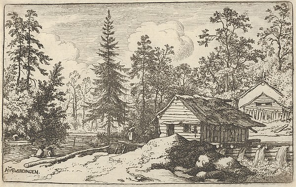 Allart van Everdingen, The Woman Looking Towards the Boat