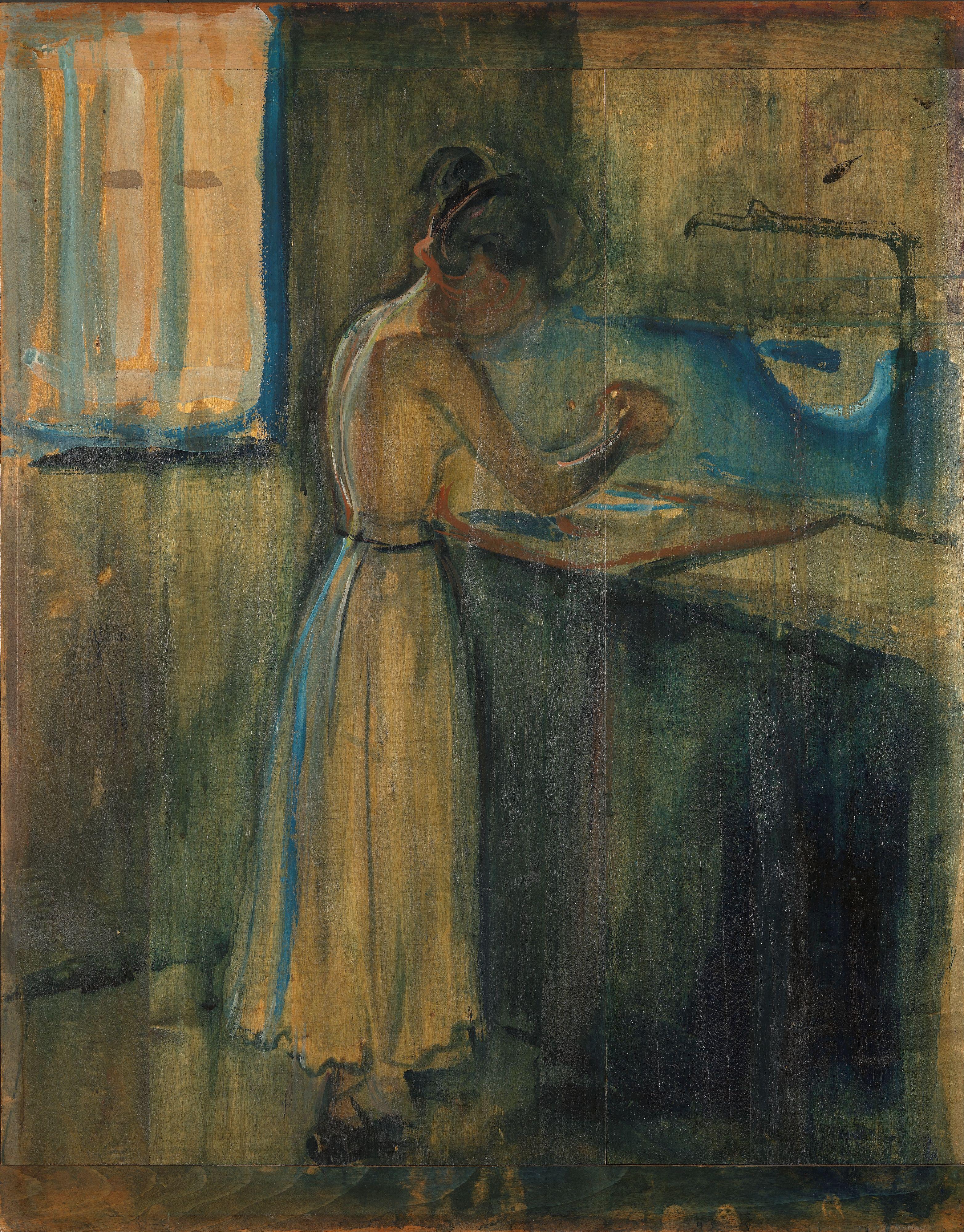 Edvard Munch, Young Woman Washing herself