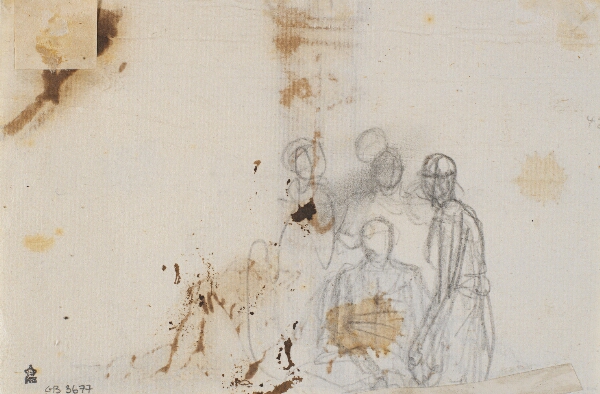 Nicolai Abildgaard, Rids af gruppe på fire figurer