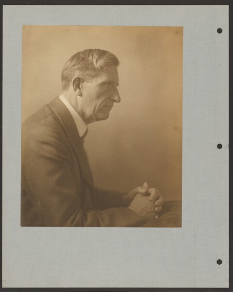 Louis Fleckenstein, [Portrait of a Man with Clasped Hands]