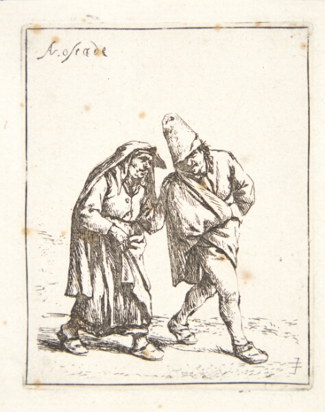 Adriaen van Ostade, Gående bondepar