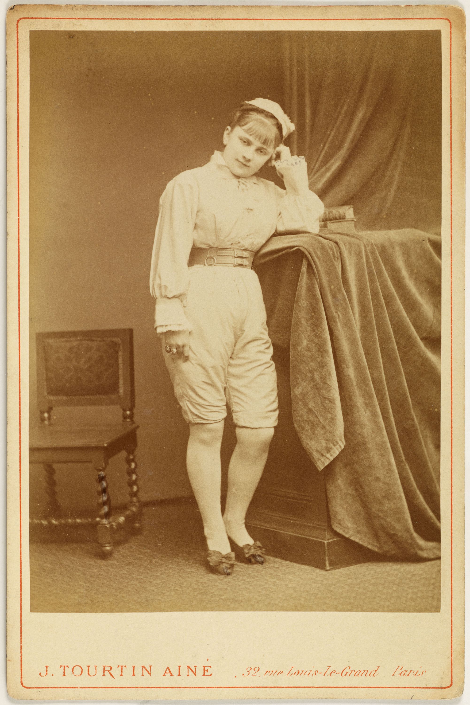 Joseph Tourtin, Portrait de Juliette Beaumaine, actrice