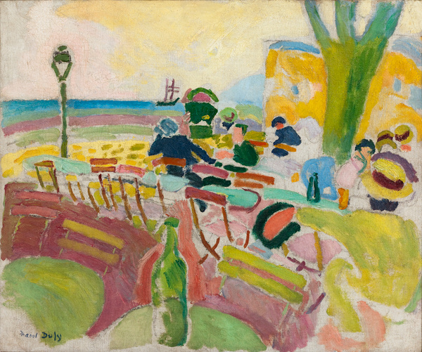 Raoul Dufy, La terrasse sur la plage