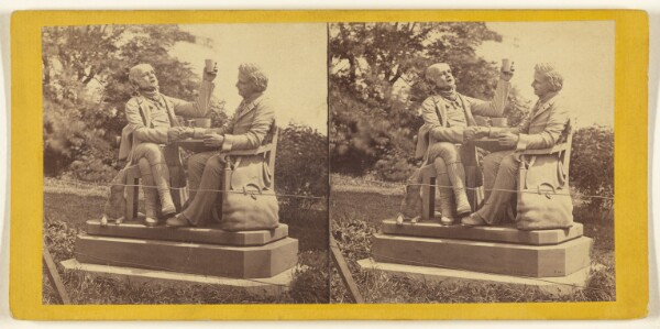 Edward and Henry T. Anthony & Co., Central Park, New York.  Tam O'Shanter and Souter Johnnie, near the Casino.