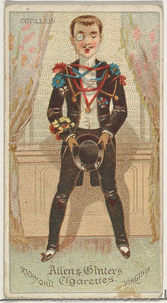 Allen & Ginter, Cotillion, from World's Dudes series (N31) for Allen & Ginter Cigarettes