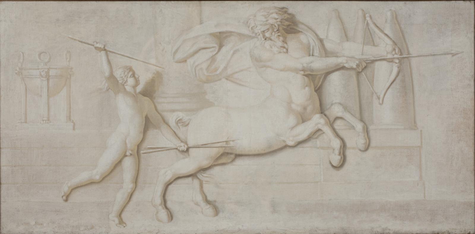 Nicolai Abildgaard, Achilleus oplæres i våbenbrug af kentauren Kiron