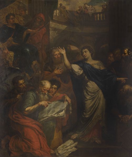 Peter Ykens, The Dispute of Saint Catherine of Alexandria with the Fifty Philosophers