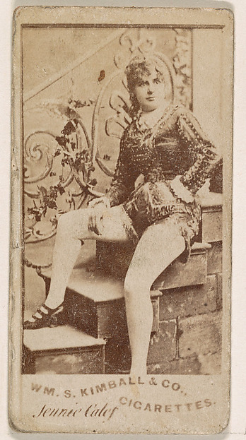 William S. Kimball & Company, Jennie Calef, from the Actresses series (N203) issued by Wm. S. Kimball & Co.