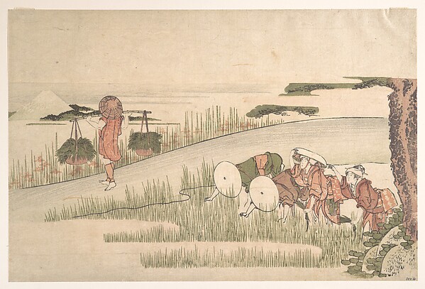 Katsushika Hokusai, Spring in the Rice Fields