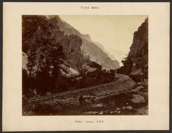 William Henry Jackson, [Weber Cañon, Union Pacific Railroad]