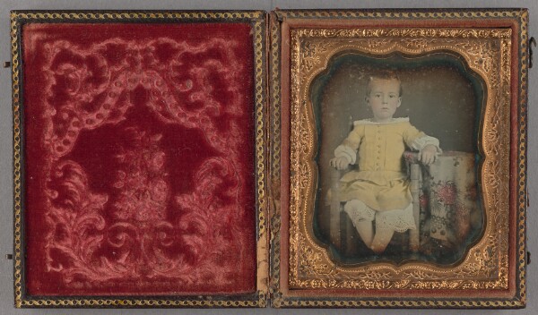 Unknown, [Portrait of a Seated Little Girl]