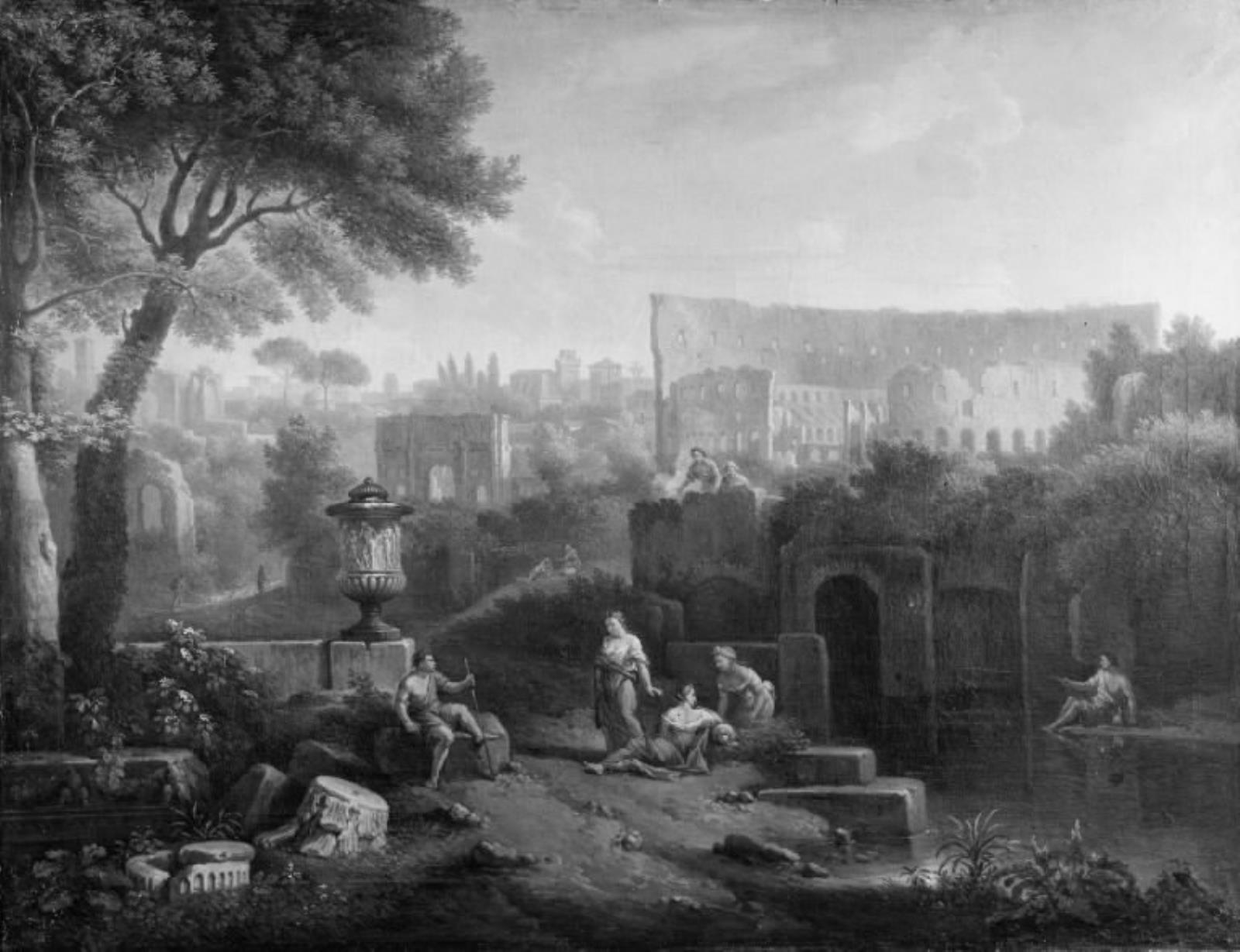 Jan Frans van Bloemen, Landskab med Colosseum og Konstantinbuen