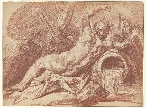 Jean-Baptiste Greuze, Reclining River God
