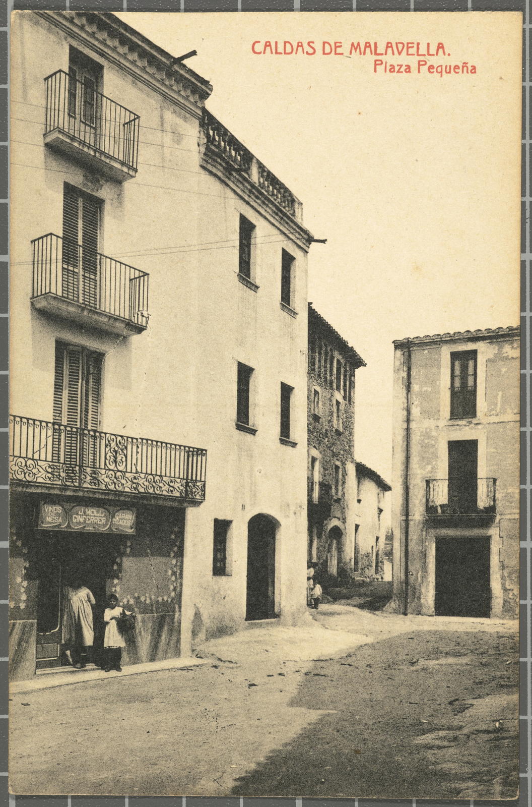 Josep Thomas Bigas, CALDAS DE MALAVELLA. Plaza Pequeña