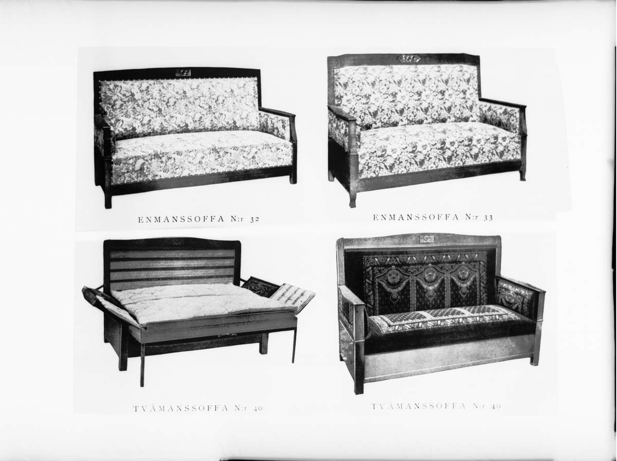 Skötsner-Edhlund, Reprofotografi - möbelkatalog, Uppland