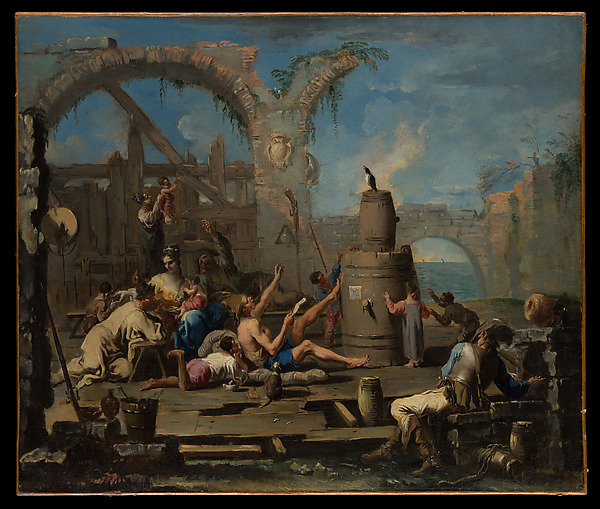 Alessandro Magnasco, The Tame Magpie