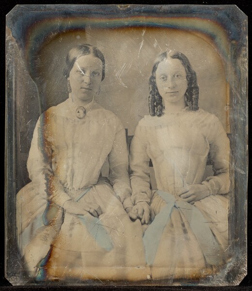 Jacob Byerly, [Portrait of Two Seated Women]