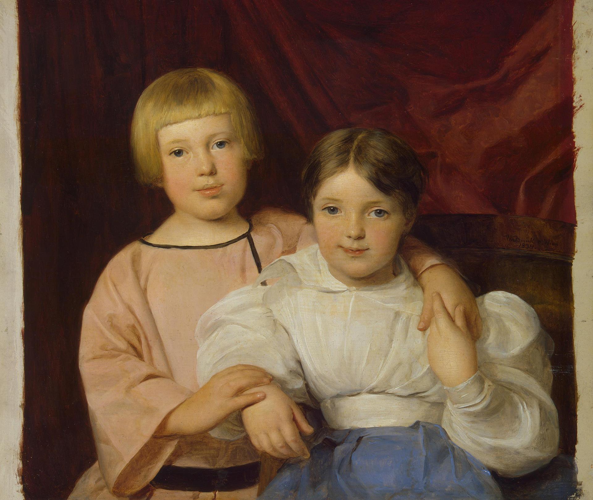 Ferdinand Georg Waldmüller, Children