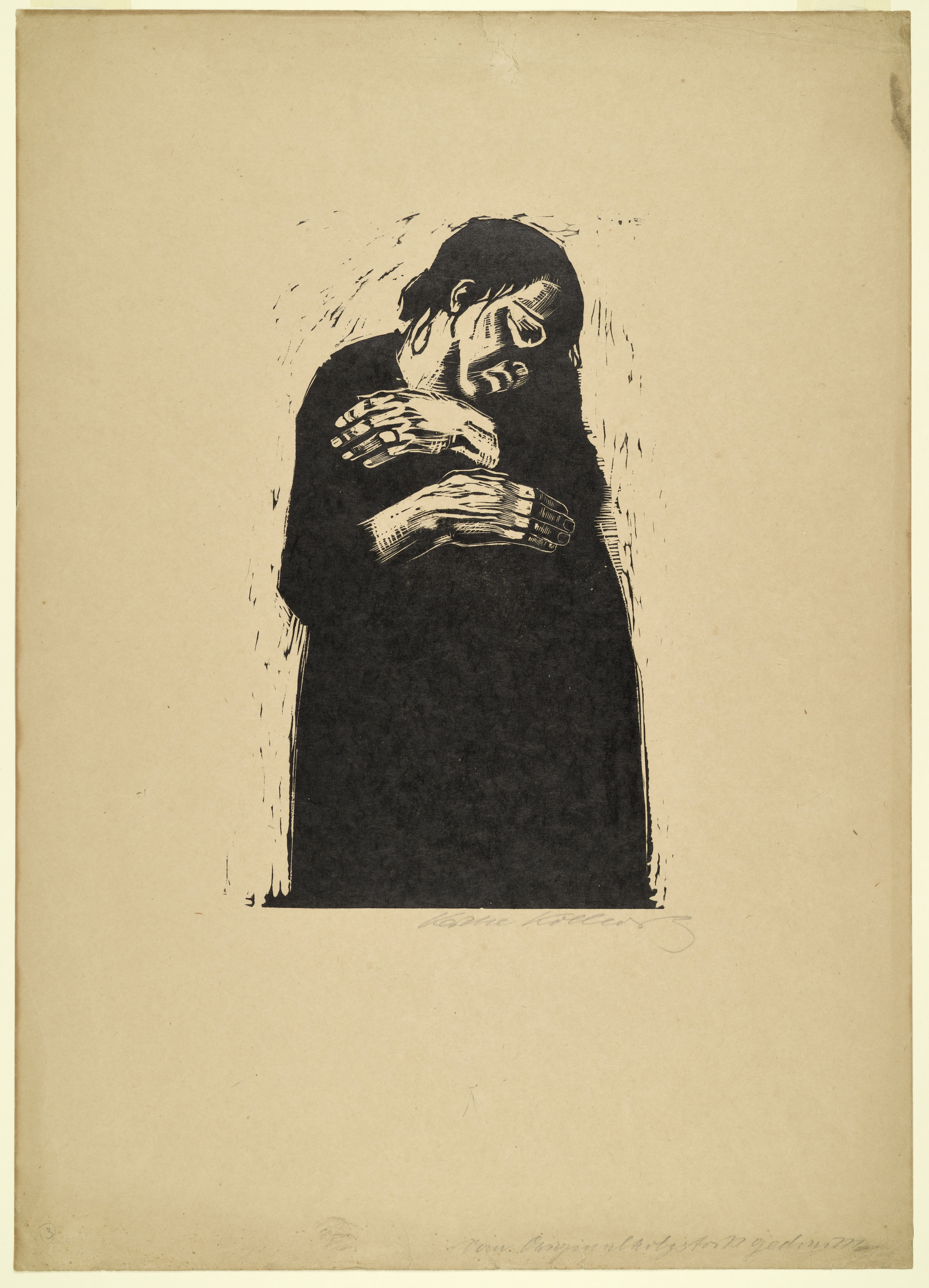 Unknown artist, "Die Witwe I"