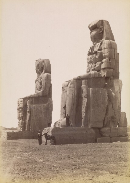 Antonio Beato, [Colossus of Memnon] / [Colosses de Memnon]