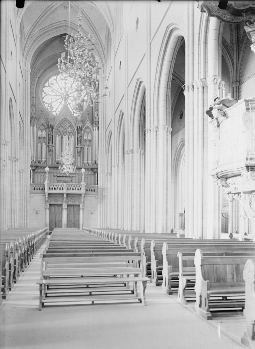 Henri Osti's Fotografiateliér, The Organ, Uppsala Cathedral, Uppsala before 1914