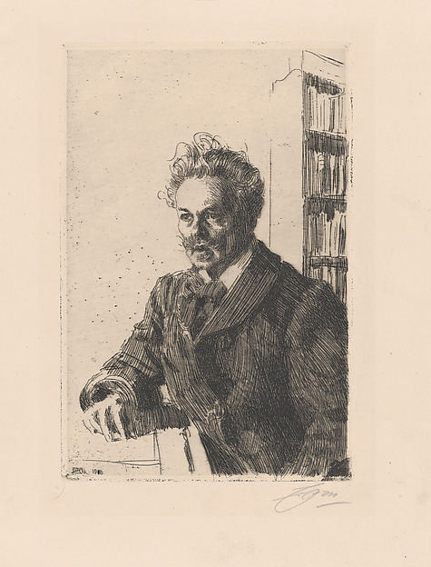 Anders Zorn, August Strindberg
