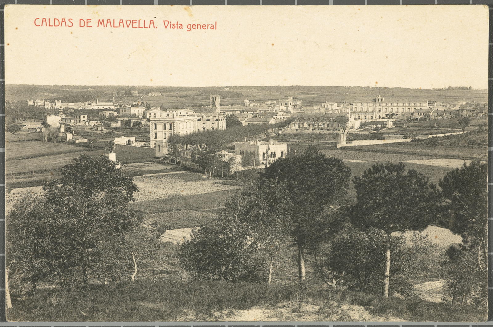 Josep Thomas Bigas, CALDAS DE MALAVELLA. Vista general