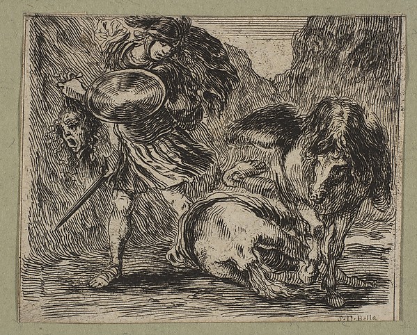 Stefano della Bella, Persée et Méduse