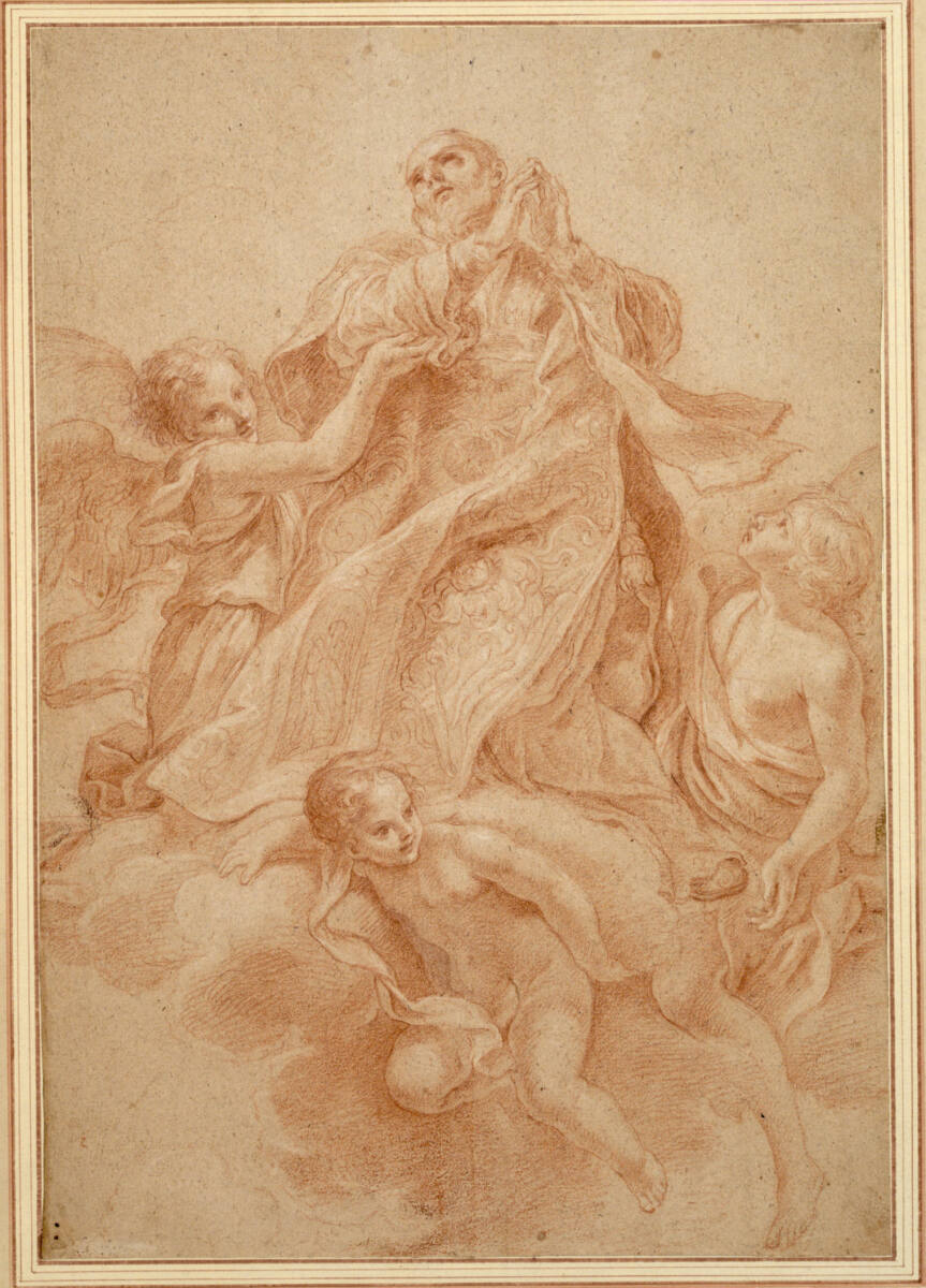 Anonym, Aufnahme des heiligen Ignatius von Loyola in den Himmel (?)