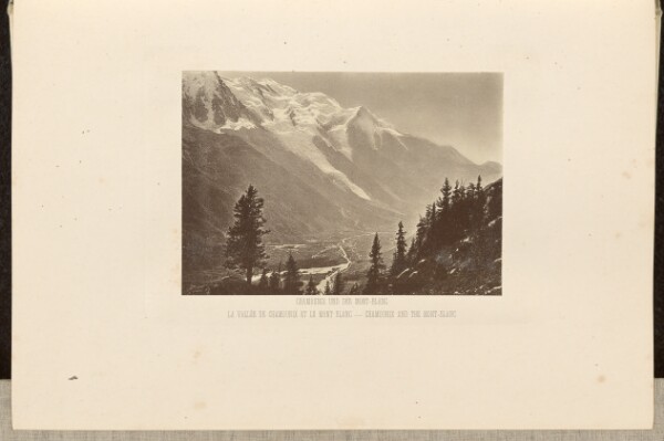 Unknown, Chamonix and the Mont-Blanc