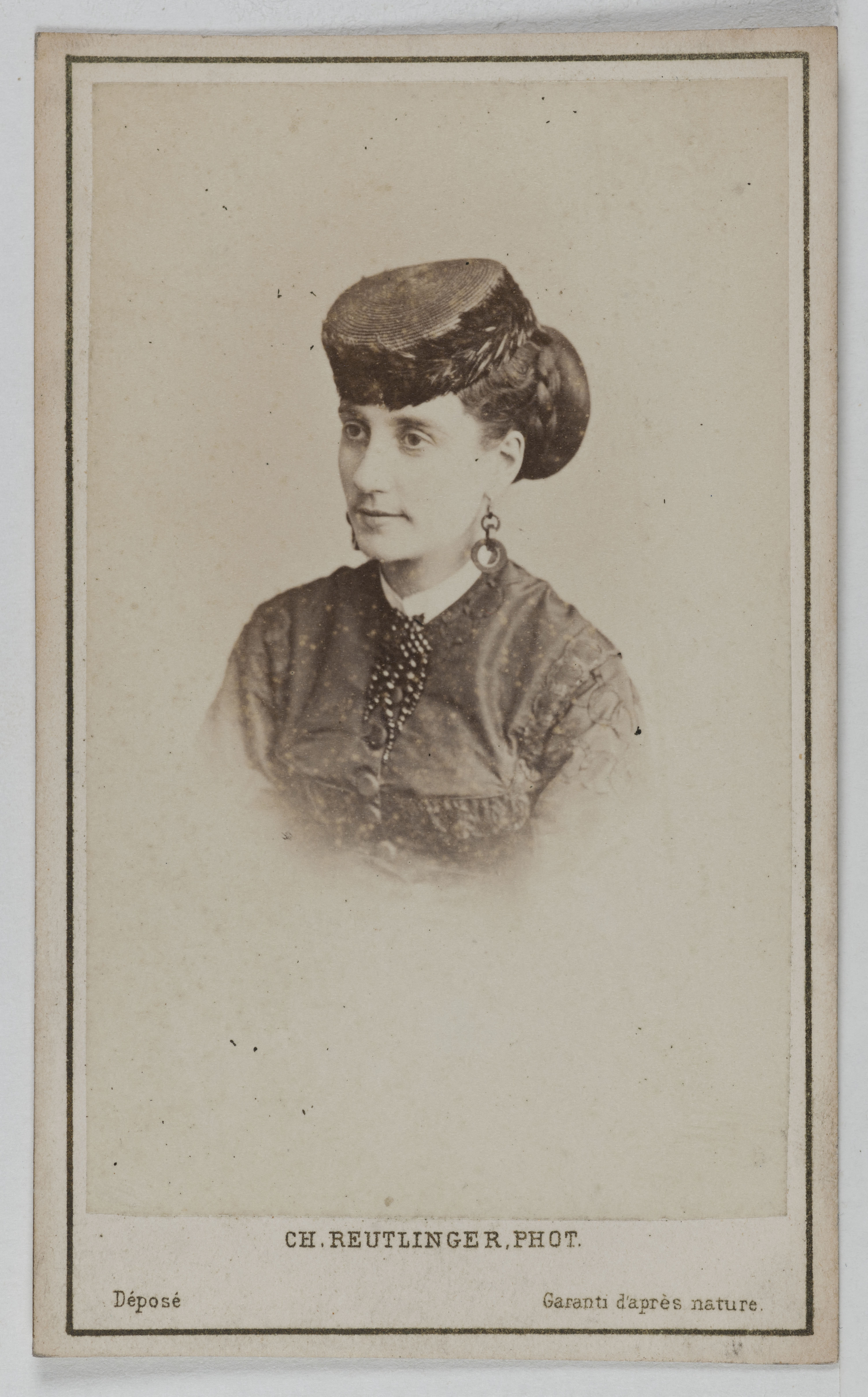 Charles Reutlinger, Portrait de Camille Leroux, actrice