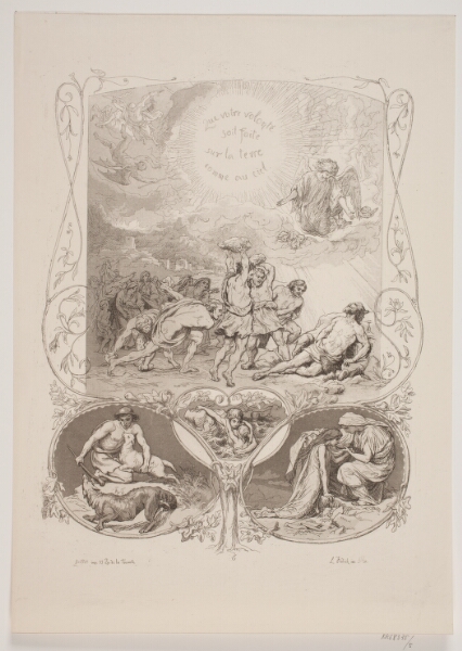 Lorenz Frølich, Illustration til "L'Oraison Dominicale"