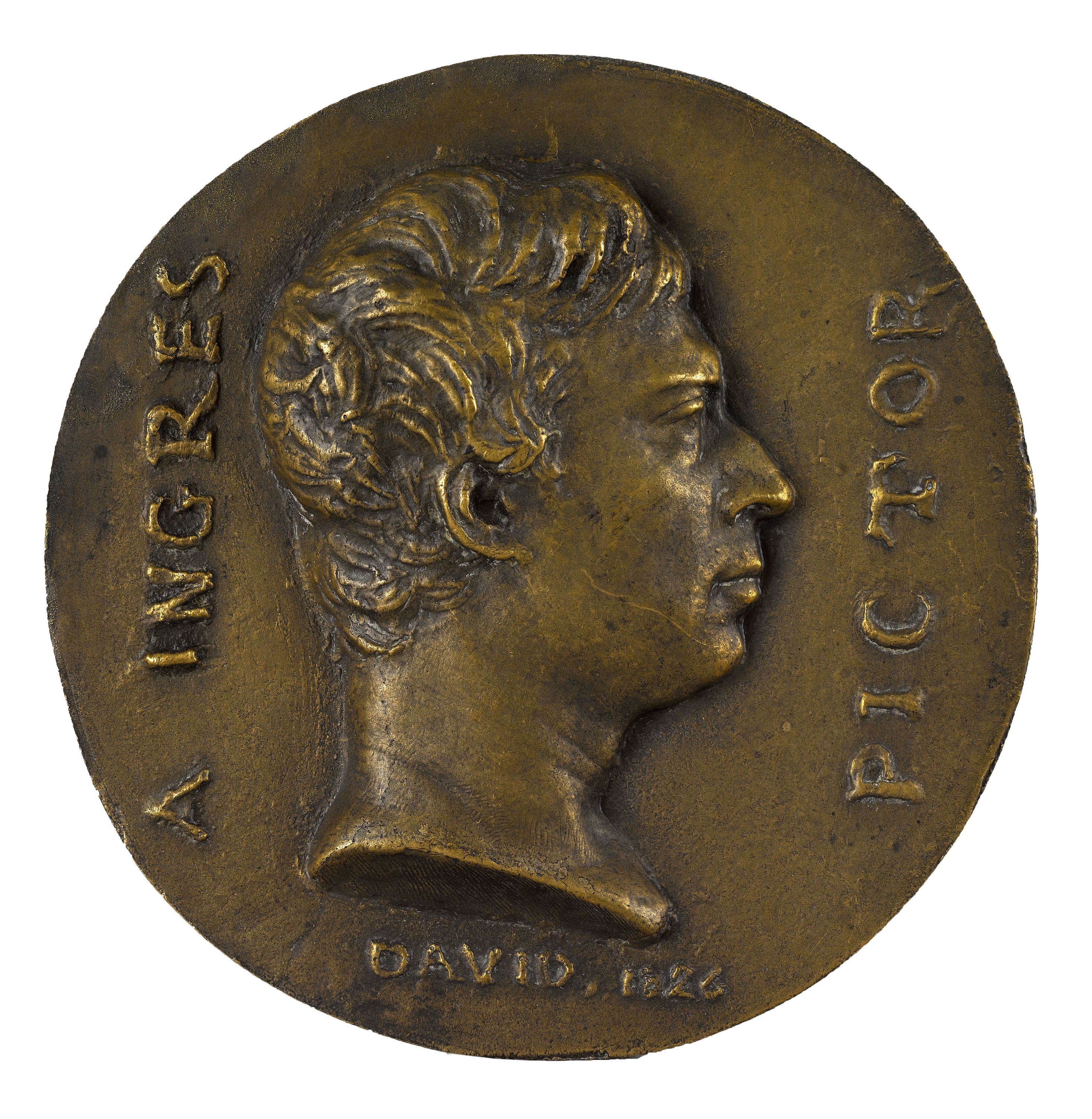 David d'Angers, Portrait de Jean-Dominique Ingres (1780-1867), peintre