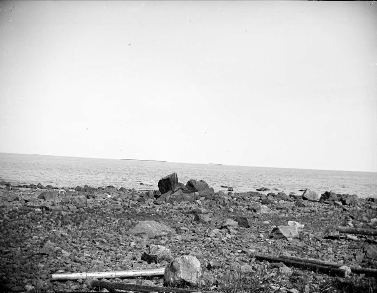 August Fredrik Schagerström, Havskust vid Harnäs, Skutskär, Älvkarleby socken, Uppland maj 1915