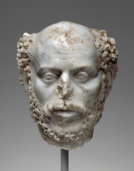 Unknown, Portrait Head of a Balding Man