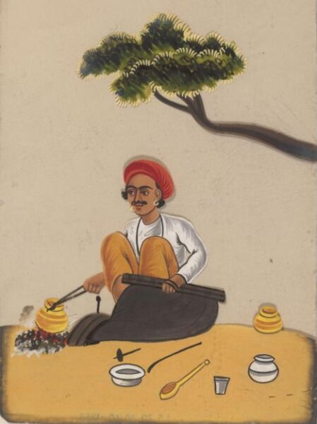 Unknown, One of forty paintings illustrating modes of transport, occupations, entertainers, ascetics and Muharram subjects.