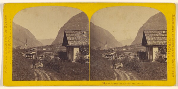 William England, Vue a Umhausen, Oetzthal, Tyrol.